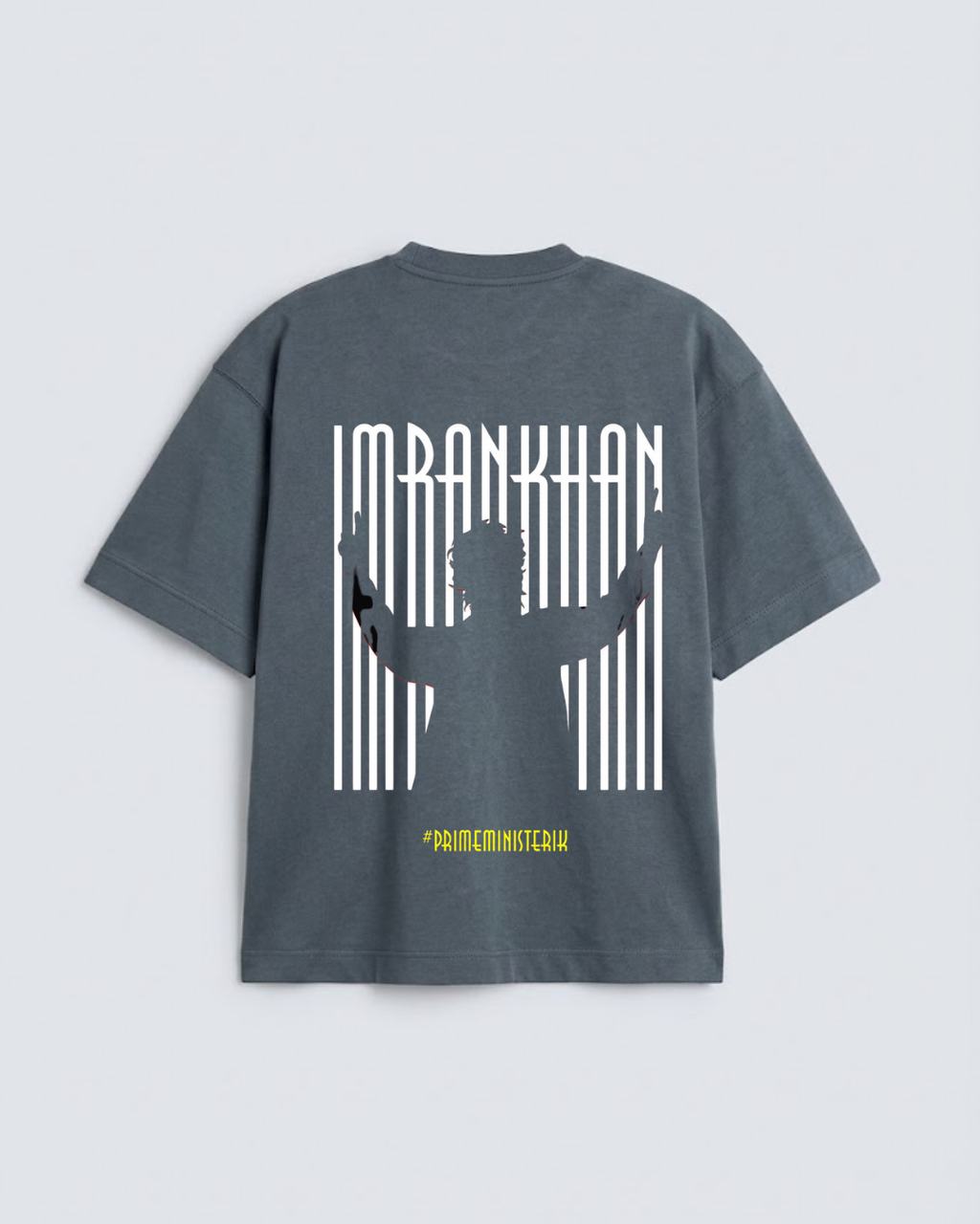 Imran Khan Prime Minister Silhouette Oversized T-Shirt