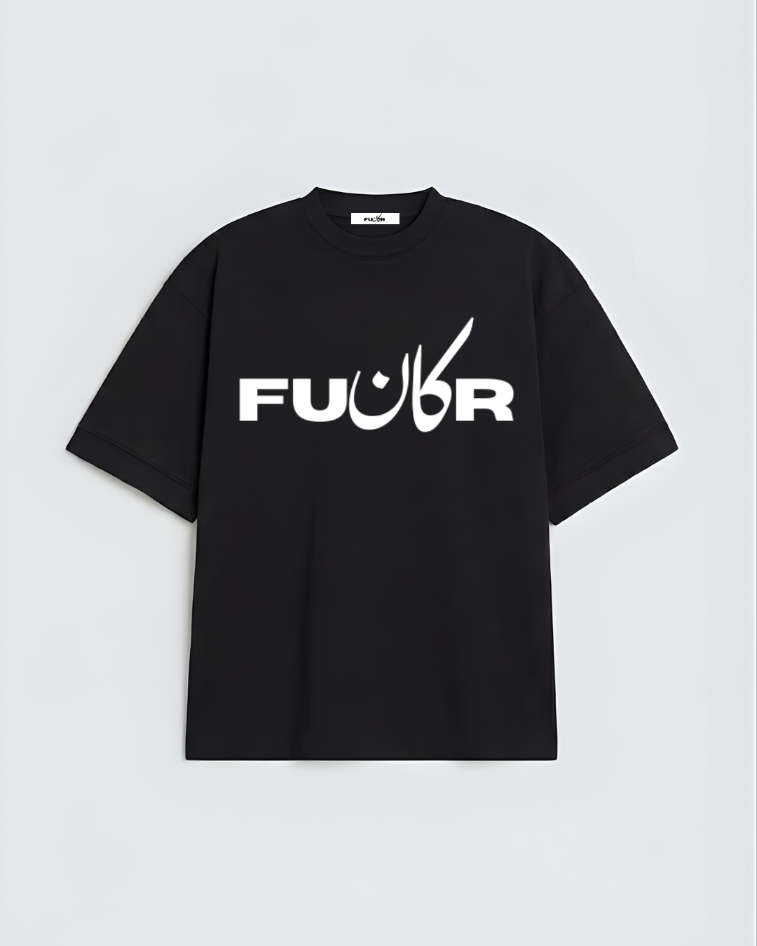 Funkar Brand Logo Typography Oversized T-Shirt