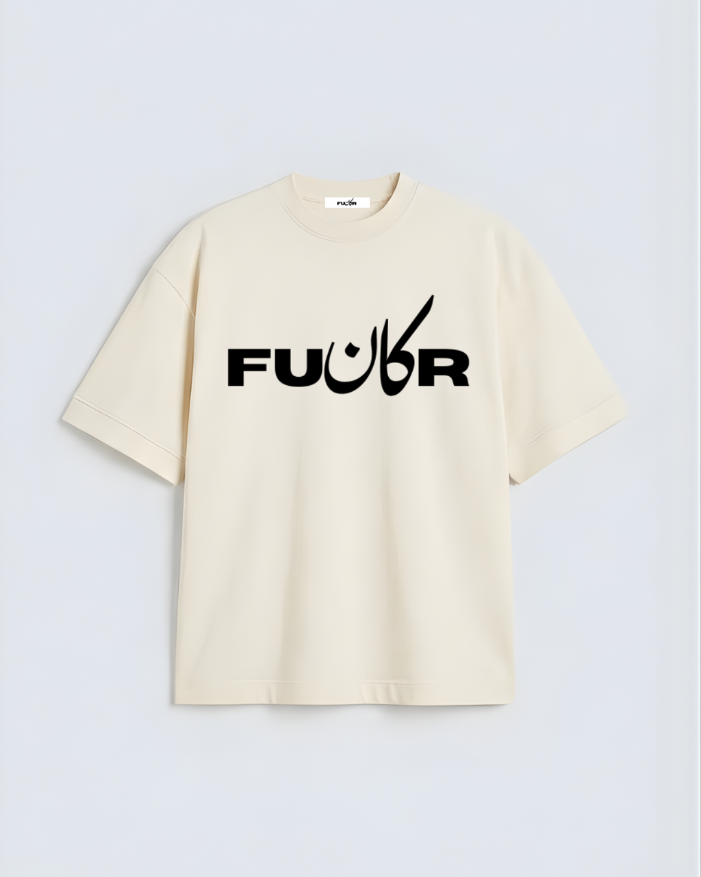 Funkar Brand Logo Typography Oversized T-Shirt