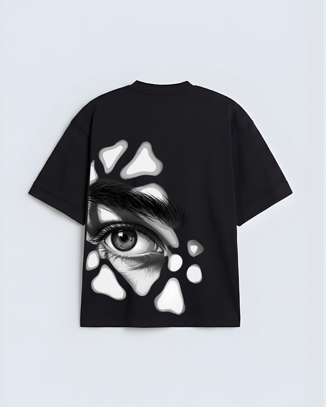 Eye Abstract Art Graphic Oversized T-Shirt