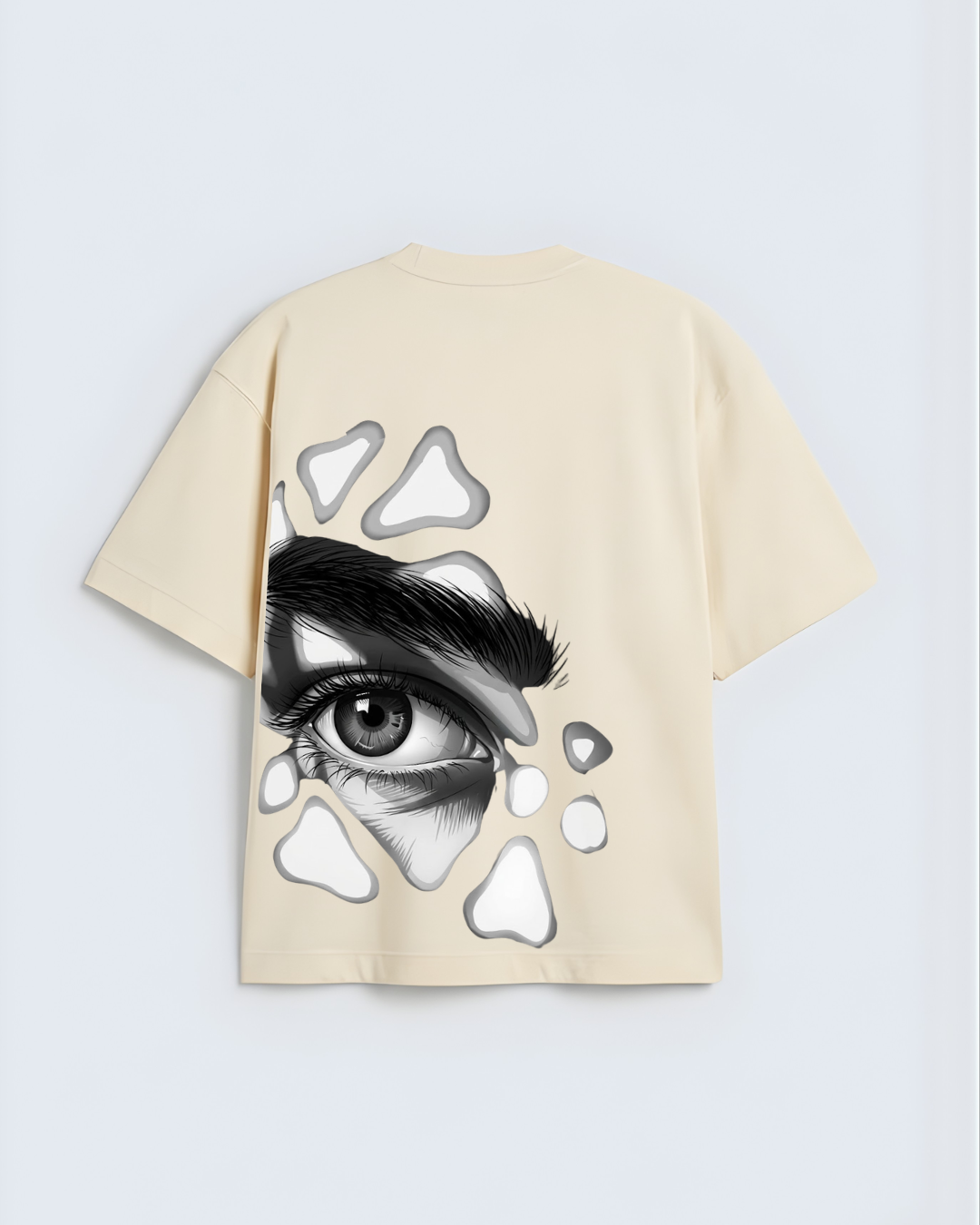 Eye Abstract Art Graphic Oversized T-Shirt