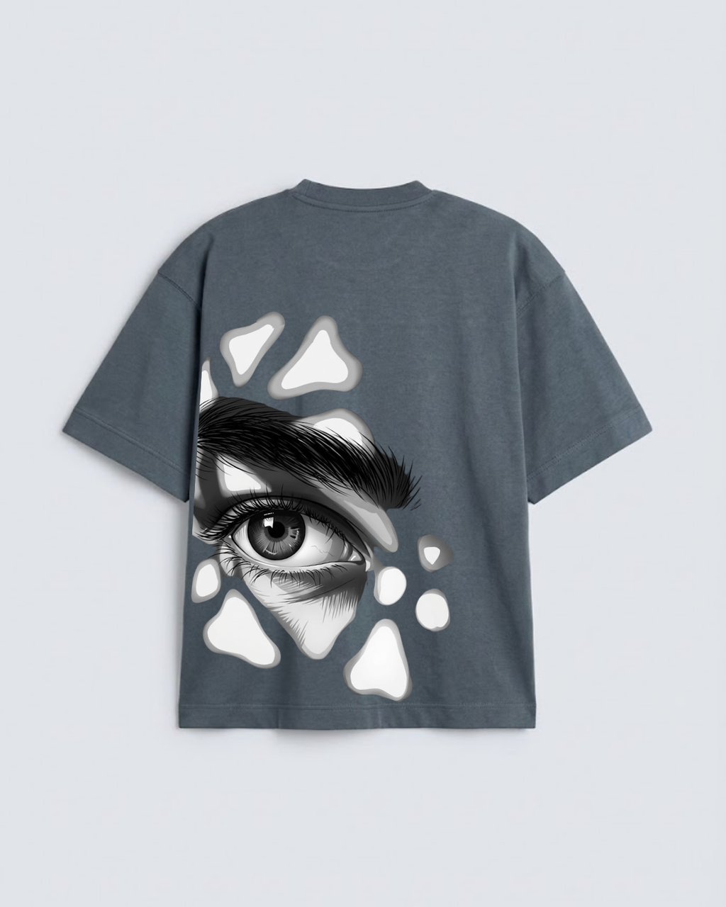 Eye Abstract Art Graphic Oversized T-Shirt