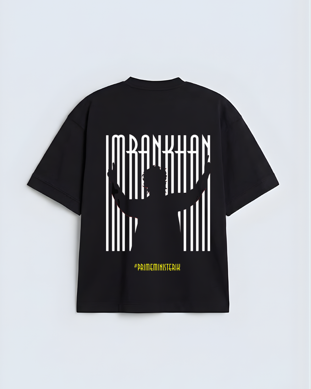 Imran Khan Prime Minister Silhouette Oversized T-Shirt