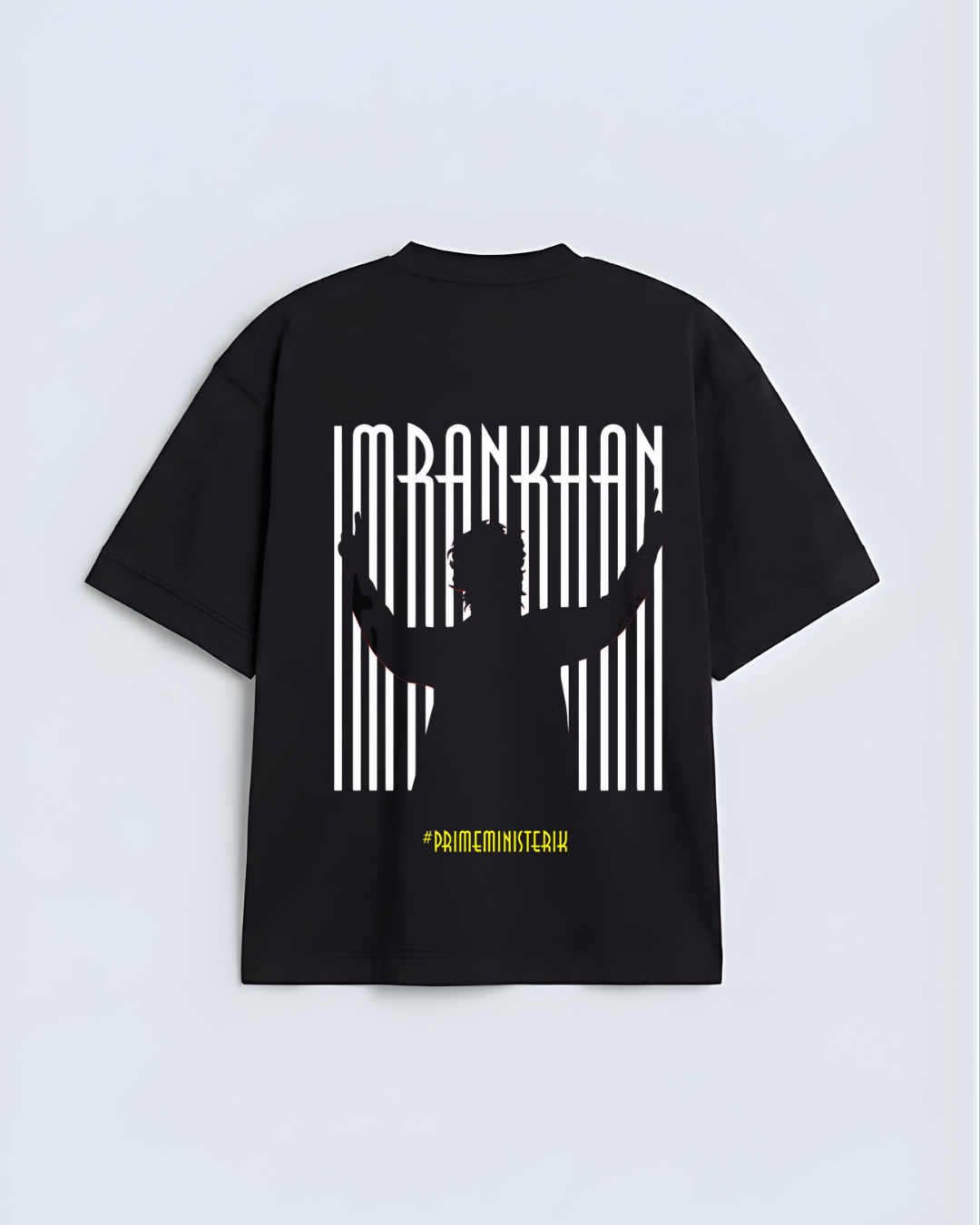 Imran Khan Prime Minister Silhouette Oversized T-Shirt